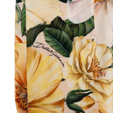 Dolce & Gabbana Multicolor Silk Floral Print Pencil Skirt (IT44)