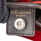 Yves Saint Laurent Suede Leather Nadja Ruffle Shoulder Bag