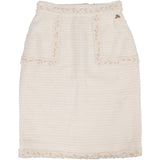 Chanel Cream Tweed Skirt (DE 42 / FR 44)