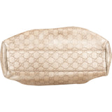Gucci Guccissima Metallic Leather Sukey Handbag