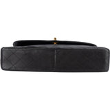 Chanel Quilted Lambskin 24K Gold Single Flap Shoulder Bag