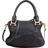 Chloé Grained Calfskin Marcie Small Satchel Handbag