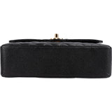 Chanel Quilted Caviar Leather Small Double Flap Shoulder Bag
