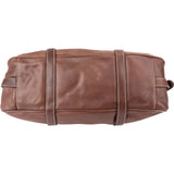 Prada Brown Vitello Daino Bauletto Handbag