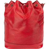 Louis Vuitton Red Epi Leather Sac Noé Grande Shoulder Bag