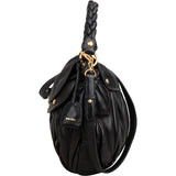 Miu Miu Matelassé Leather Coffer Hobo Shoulder Bag