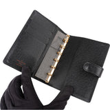 Louis Vuitton Noir Epi Leather Agenda PM