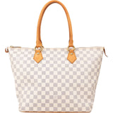 Louis Vuitton Monogram Damier Azur Canvas Saleya MM Shoulder Bag