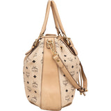 MCM Monogram Visetos Dessau Drawstring Handbag