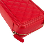 Chanel Quilted Caviar Leather Small Filigree Vanity Case Crossbody - vintageandkickz