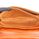 MCM Monogram Visetos Half Moon Saddle Crossbody Bag