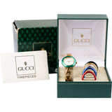 Gucci Gold Tone Change Bezel 11/12.2 Women Watch