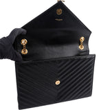 Saint Laurent Grain De Poudre Medium Envelope Crossbody Bag