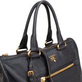 Prada Vitello Daino Leather Tote Handbag