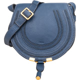 Chloé Grained Calfskin Marcie Small Saddle Crossbody Bag