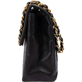 Chanel Quilted Lambskin 24K Gold Maxi Single Flap Crossbody Bag