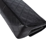 Chanel Quilted Lambskin 24K Gold Single Flap Crossbody Bag