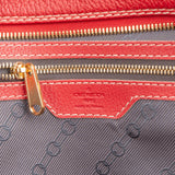 Louis Vuitton Red Tobago Leather Carryall M95140 Weekender Travel Bag