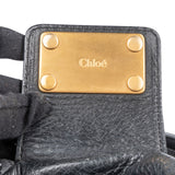 Chloé Studded Pebbled Leather Large Paddington Satchel Handbag