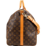 Louis Vuitton Monogram Canvas Keepall 60 Bandoulière Travel Bag