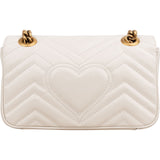 Gucci Chevron Matelassé Leather GG Small Marmont Crossbody Bag
