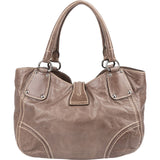Prada Cervo Antik Stitching Hobo Shoulder Bag