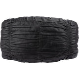 Prada Black Matelassé Nappa Leather Gaufre Satchel Handbag