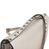 Valentino Garavani Grained Calfskin Rockstud Double Flap Crossbody Bag