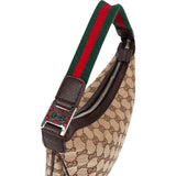 Gucci Monogram GG Web Stripe Multi Small Shoulder Bag