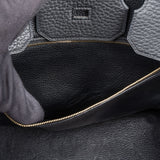 Hermès Noir Togo Leather Birkin 35 Gold Hardware Handbag