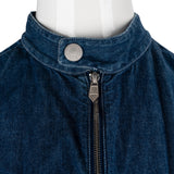 Hermès Blue Denim Zip-Up Women Jacket (L)o