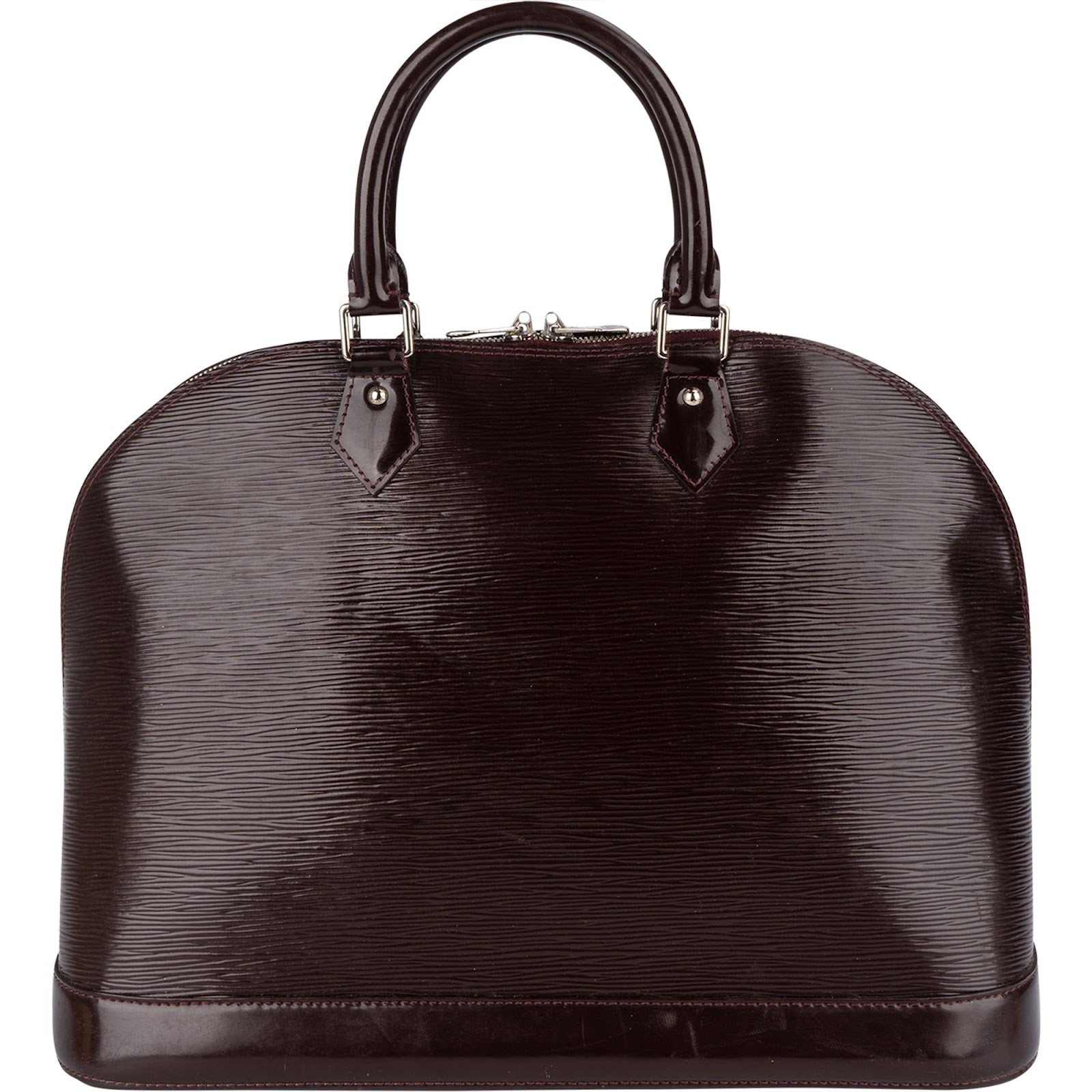 Louis Vuitton Prune Electric Epi Leather Alma GM Handbag - vintageandkickz