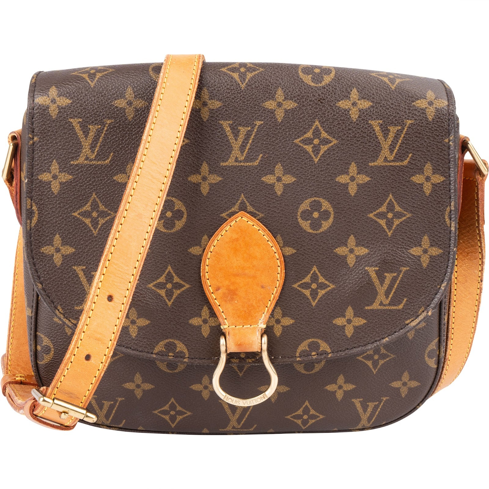 [🔄️B08 / F20] Louis Vuitton Monogram Canvas Saint Cloud Crossbody Bag - vintageandkickz