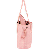 MCM Monogram Visetos Liz Pink Reversible Shopper Tote Shoulder Bag
