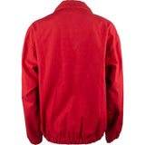 Burberry Red Cotton Harrington Men Jacket (L)