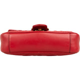 Gucci Matelassé Leather GG Marmont Small Crossbody Bag