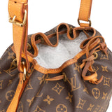 Louis Vuitton Monogram Canvas Sac Noé Petit Shoulder Bag