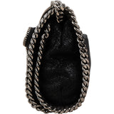 Stella McCartney Limited Falabella Fold Over Flower Zipper Clutch Crossbody Bag