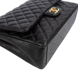 Chanel Quilted Lambskin Maxi Double Flap Crossbody Bag