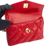 Chanel Quilted Lambskin CC Belt Crossbody Bag xx maße - vintageandkickz