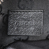 Gucci Black Monogram GG Canvas Belt Crossbody Bag