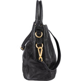 Prada Soft Calf Leather Tote Handbag