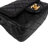 Chanel Quilted Lambskin Small Rectangular Single Flap Crossbody Bag