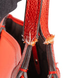 Coach Grained Leather Reversible City Tote Shoulder Bag