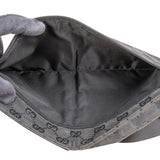 Gucci Black Monogram GG Canvas Belt Crossbody Bag
