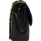 Chanel Quilted Lambskin 24K Gold Single Flap Crossbody Bag
