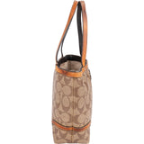 Coach Monogram Signature Canvas Tote Handbag