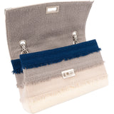 Chanel Tweed Costume Fringed Fabric 2.55 Reissue Single Flap Crossbody Bag