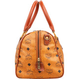 MCM Monogram Visetos Boston Handbag - vintageandkickz