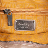 Salvatore Ferragamo Pleated Leather Gancini Flap Bag Handbag